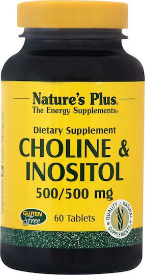 Nature's Plus Choline & Inositol Ειδικό Συμπλήρωμα Διατροφής 60 ταμπλέτες