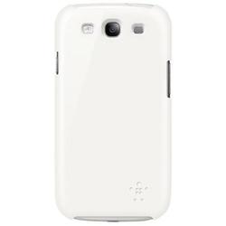 Belkin Snap Shield Back Cover Silicon Alb (Gala...