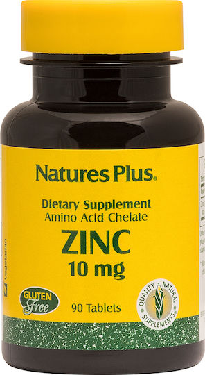 Nature's Plus Zinc 10mg 90 ταμπλέτες