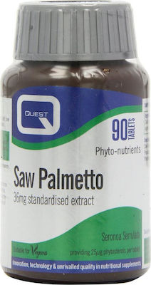 Quest Saw Palmetto Συμπλήρωμα για την Υγεία του Προστάτη 90 ταμπλέτες