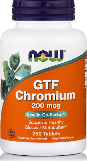 Now Foods GTF Chromium 250 ταμπλέτες