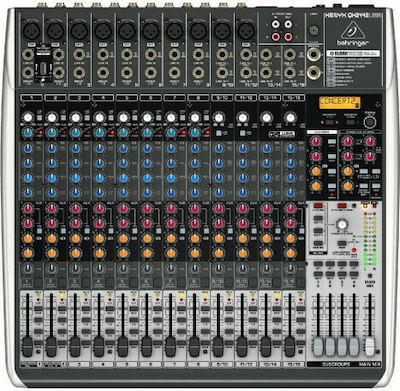 Behringer Xenyx QX2442USB Consolă Analogică 24 Canale cu Putere fantomă & 10 Intrări XLR