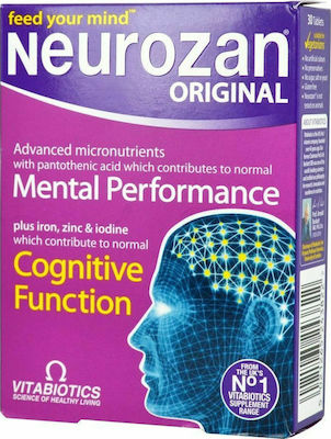 Vitabiotics Neurozan Original Supliment pentru Memorie 30 file
