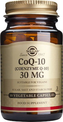 Solgar Vegetarian CoQ-10 30mg 30 φυτικές κάψουλες