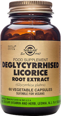 Solgar Deglycyrrhised Licorice Root Extract 60 capsule veget