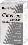 Health Aid Chromium Picolinate 1800mcg 60 ταμπλέτες