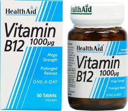 Health Aid B12 50 Tabs Vitamin 1000mcg 50 tabs