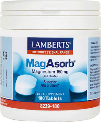 Lamberts MagAsorb 150mg 180 Registerkarten