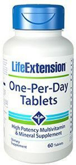 Life Extension One Per Day Πολυβιταμίνη για Ενέργεια 60 ταμπλέτες