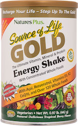 Nature's Plus Source of Life Gold Energy Shake Vitamin for Immune System Boost & Antioxidant 442gr