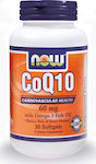 Now Foods CoQ10 60mg With Omega-3 30 μαλακές κάψουλες