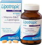 Health Aid Lipotropics with Vitamins B & C 60 tabs