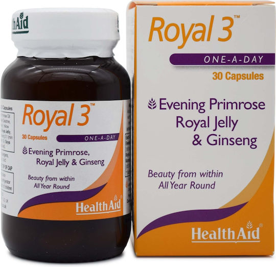 Health Aid Royal 3 Multivitamin for Energy & Immune System Boost 30 caps