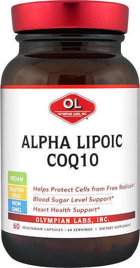 Olympian Labs Labs Alpha Lipoic Acid CoQ10 100мг 60 капси