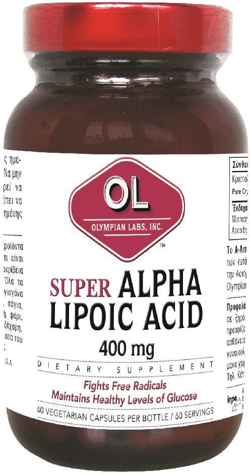 Olympian Labs Alpha Lipoic Acid Ειδικό Συμπλήρωμα Διατροφής 60