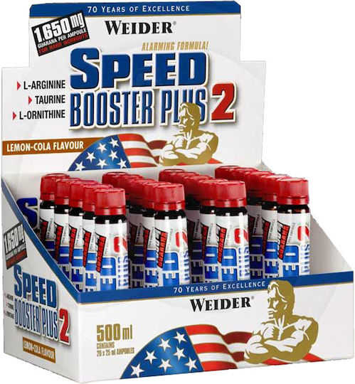 Weider Speed Booster Plus II 20 x 25ml Cola-Limette