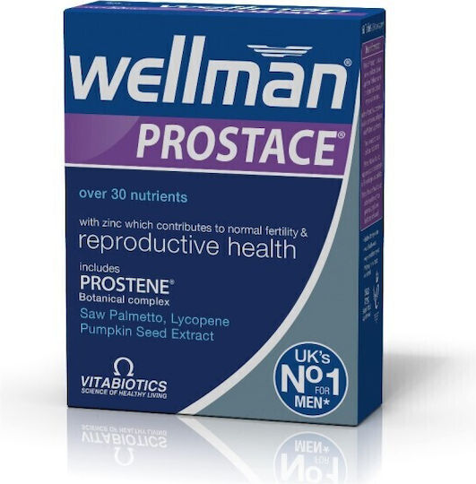 Vitabiotics Wellman Prostace Συμπλήρωμα για την Υγεία του Προστάτη 60 ταμπλέτες