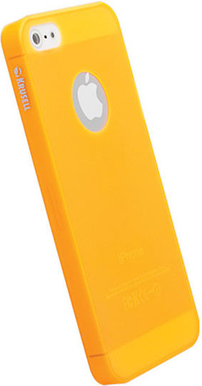 Krusell FrostCover Back Cover Σιλικόνης Κίτρινο (iPhone 5/5s/SE)