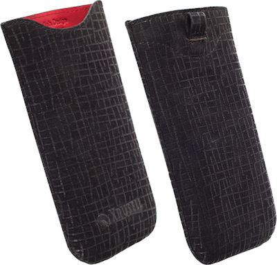 Krusell Visby Mobile Pouch Sock & Pouch up to 4" Black