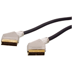 Valueline Cable Scart male - Scart male 5m Black SCART 44/5