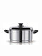 Pyramis Zeon Deep Stainless Steel Pot 2.3lt / 18cm