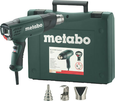 Metabo HE23-650 Πιστόλι Θερμού Αέρα 2300W με Ρύθμιση Θερμοκρασίας εως και 650°C