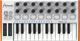 Arturia Midi Keyboard MiniLab με 25 Πλήκτρα σε Λευκό Χρώμα