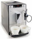 Melitta Caffeo Solo & Perfect Milk Automatic Espresso Coffee Machine 1400W Pressure 15bar for Cappuccino with Grinder Silver 208135