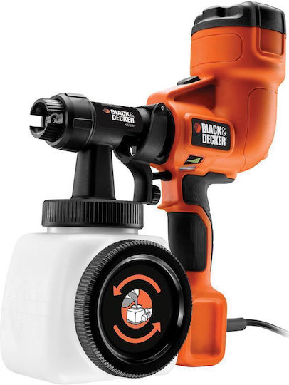 Black & Decker Electric Paint Spray Gun 400W with 1.2lt Container