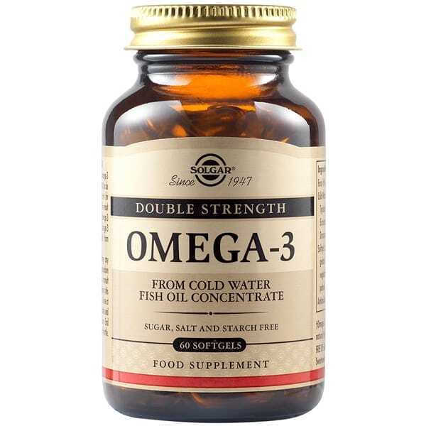 Solgar Double Strength Ιχθυέλαιο 60 μαλακές κάψουλες