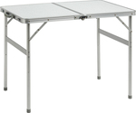 Unigreen Τραπέζι Αλουμινίου για Camping Πτυσσόμενο σε Βαλιτσάκι 90x60x60cm Λευκό