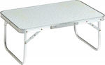 Unigreen Τραπέζι Αλουμινίου για Camping Πτυσσόμενο 60x30x24cm Λευκό