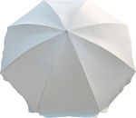 Escape Foldable Beach Umbrella Ecru Diameter 2m with Air Vent White