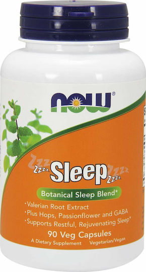 Now Foods Sleep Συμπλήρωμα για τον Ύπνο 90 φυτικές κάψουλες