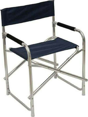 Campus Director's Chair Beach Aluminium Blue