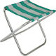 Summer Club Stool Beach Aluminium Green