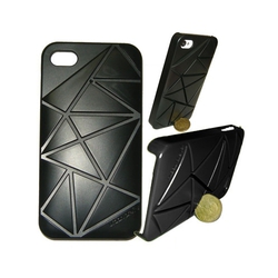 Volte-Tel Plastic Back Cover Black (iPhone 4/4s)