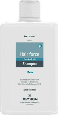 Frezyderm Hair Force Men Shampoos Against Hair Loss for All Hair Types 200ml