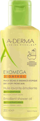 A-Derma Exomega Cleansing Oil for the Face & the Body Suitable for Atopic Skin 200ml