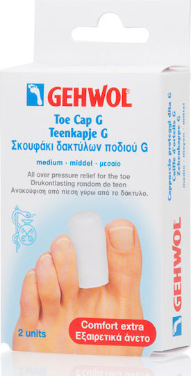 Gehwol Toe Cap G Callus Gel Patches Medium 2pcs