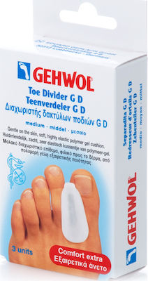 Gehwol Toe Divider GD Bunion Gel Separators Medium 3pcs 1