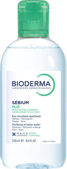 Sebium H2O Micellar Water Purifying Cleansing and Makeup Remover Water for Combination Oily or Acne-prone Skin