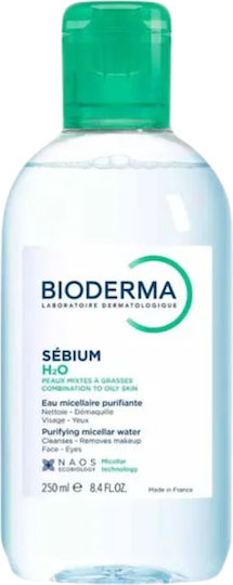 Bioderma Sebium H2O Micellar Water Purifying Cleansing and Makeup Remover Water for Combination/Oily or Acne-Prone Skin