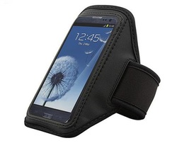 Avento 21PP Sports Armband Arm Band up to 4.8" Black