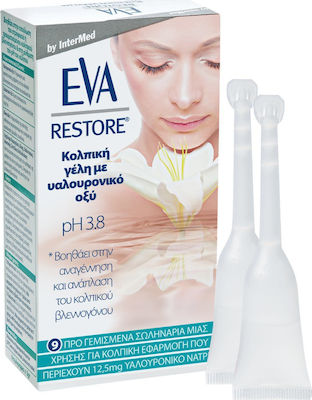 InterMed Eva Restore pH 3.8 Intimate Area Gel with Chamomile & Aloe 9 x 5gr