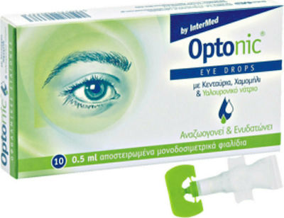 Intermed Optonic Eye Drops with Hyaluronic Acid 10x0.0ml