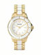 Versus by Versace Damen Uhr mit Gold Metallarmband