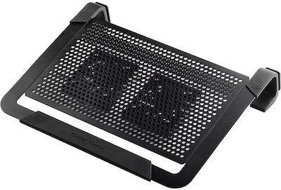 CoolerMaster NotePal U2 Plus Cooling Pad για Laptop έως 17.3" με 2 Ανεμιστήρες