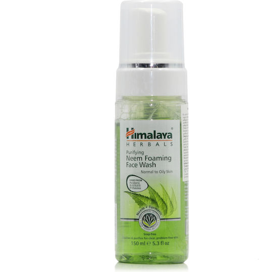 Himalaya Wellness Neem Foaming Face Wash for Normal/Oily Skin Αφρός Καθαρισμού Προσώπου για Ακνεϊκές Επιδερμίδες 150ml