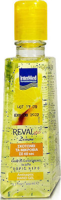 InterMed Reval Plus Antiseptic Hand Gel Антисептик Гел За Ръце 100мл Лимон